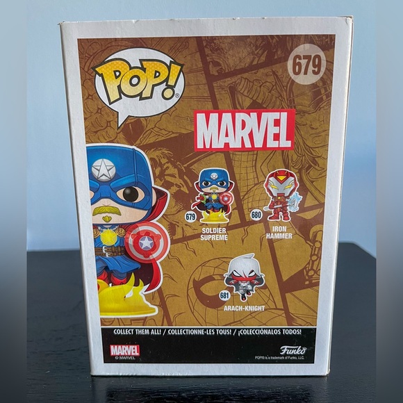 Chris Evans signed Funko Pop! #679 Soldier Supreme with COA - Picture 4 of 9